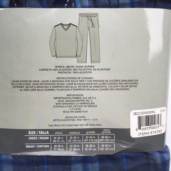Jhane Barnes 2-piece PJ Set. NWT - Picture 3 of 4